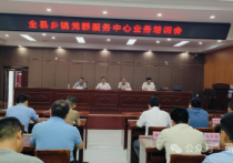 蕲春县组织乡镇党群服务中心业务培训